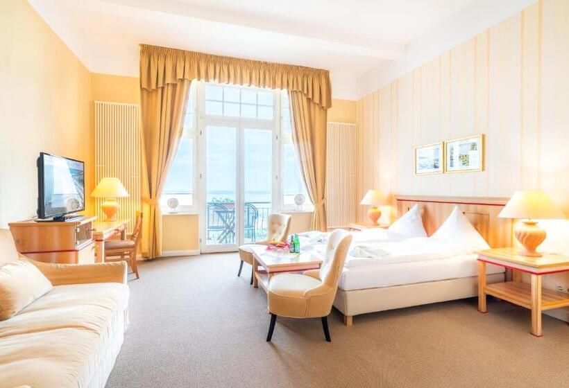 可观海景的舒适型房间, Strandhotel Möwe
