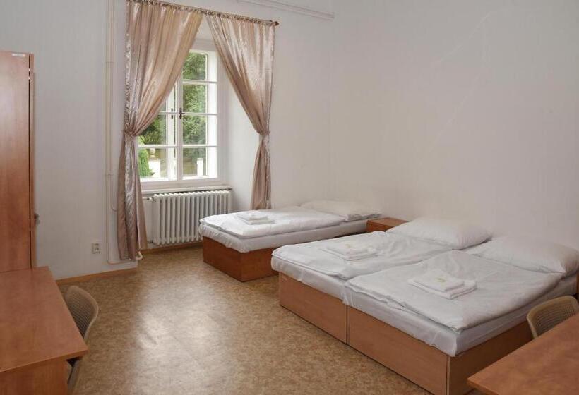 חדר סטנדרט לשלושה עם חדר אמבטיה משוף, Zámek Castle Račice   Předzámčí Forecastle