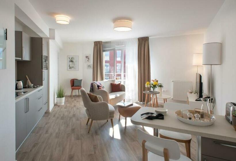 Апартаменты 1 Спальня, Domitys Les Colombines   Résidence Services Seniors