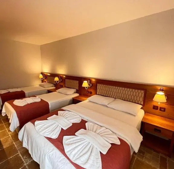 اتاق استاندارد چهارنفره با بالکن, Yelken Hotel Akyaka