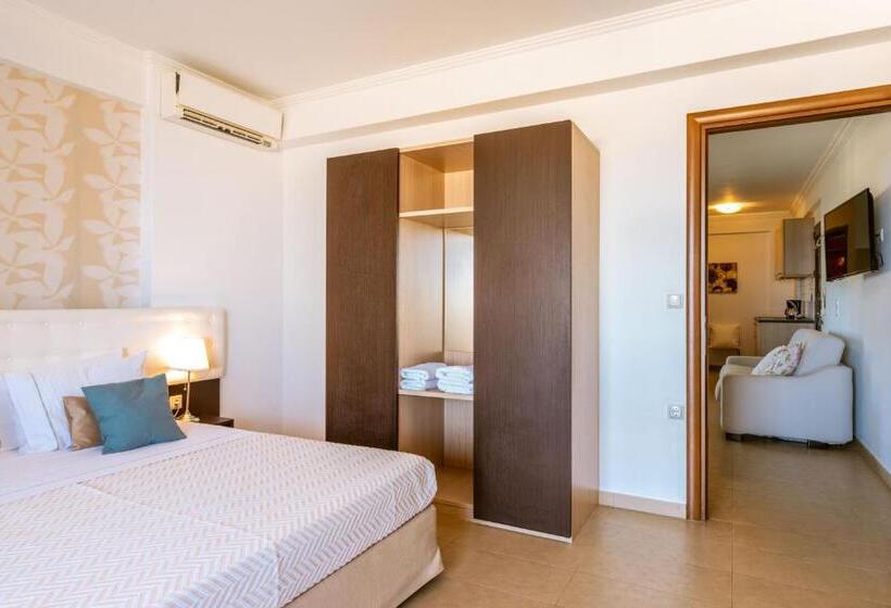 Апартаменты 1 Спальня Вид на Море, 3aktes Suites & Studios