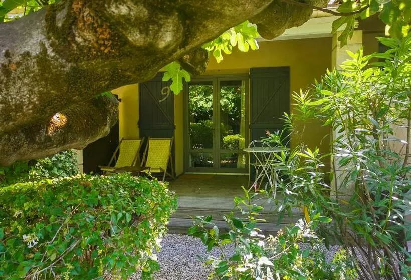 テラス付きスタンダードルーム, Hôtel Sous Les Figuiers   Piscine, Parking, Centre Ville