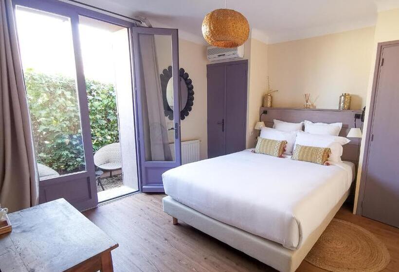 חדר סטנדרט פנימי, Hôtel Sous Les Figuiers   Piscine, Parking, Centre Ville