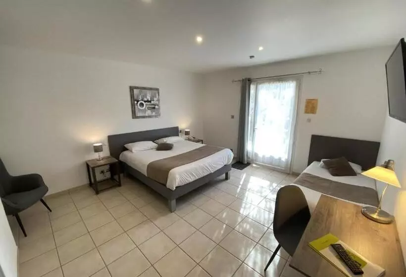 身障者適用スタンダードルーム, Logis Hôtel L Oliveraie