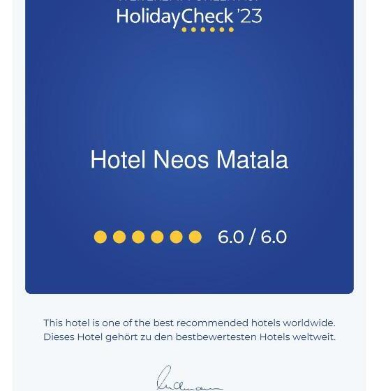 Standard Kolmen Hengen Huone, Neos Matala