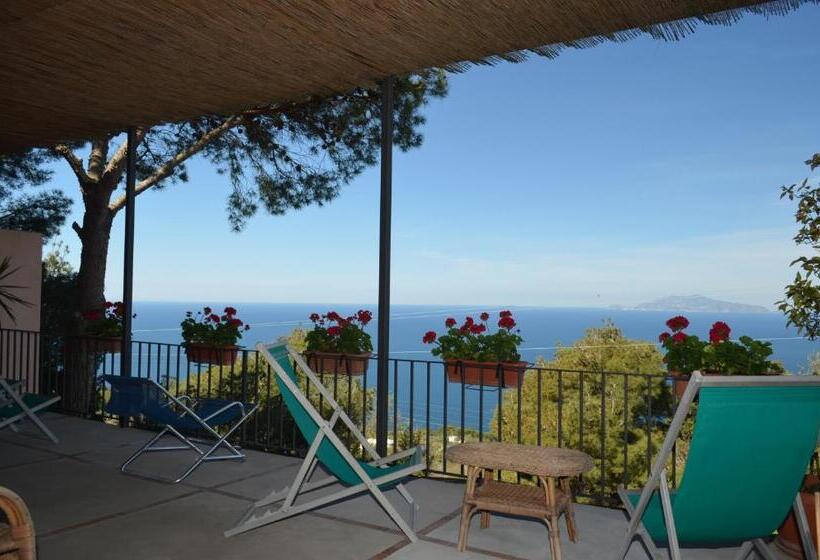 Четырехместный Номер Стандарт Вид на Море, Le Ginestre Di Capri Bb & Holiday House