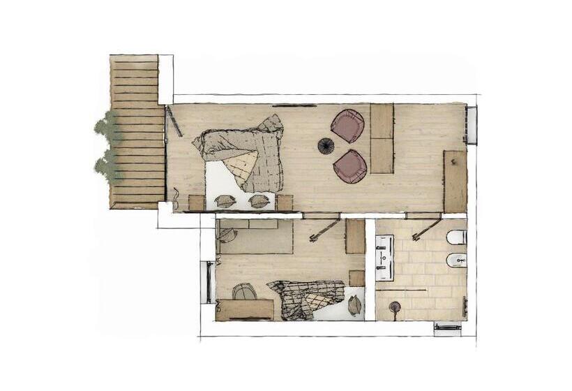 غرفة سوبيريور عائلية, Wieser