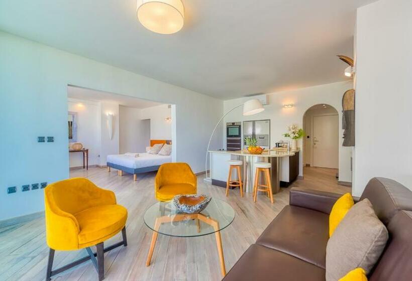 海の見える1ベッドルームアパートメント, Le Domaine Anse Marcel Beach Resort