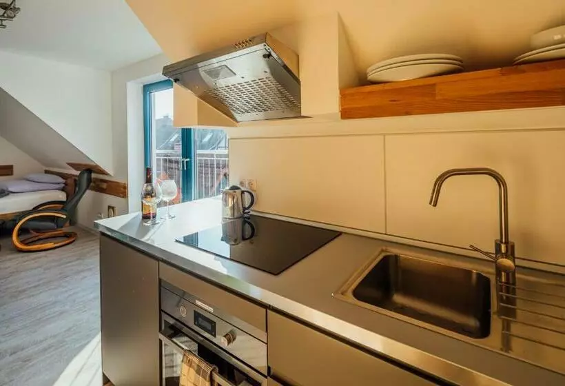 Huoneisto 1 Makuuhuone, Aparthotel Pumpengasse