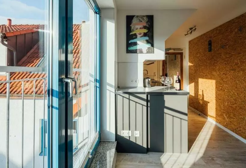 Huoneisto 1 Makuuhuone, Aparthotel Pumpengasse
