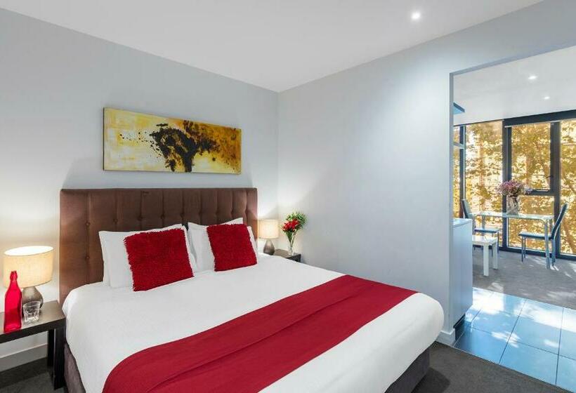 דירת חדר אקונומי, Aura On Flinders Serviced Apartments