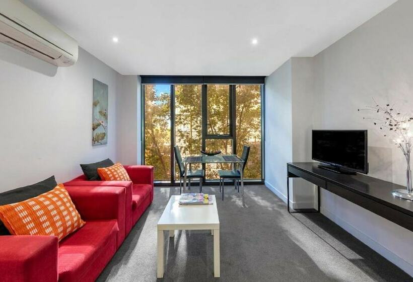 דירת חדר אקונומי, Aura On Flinders Serviced Apartments