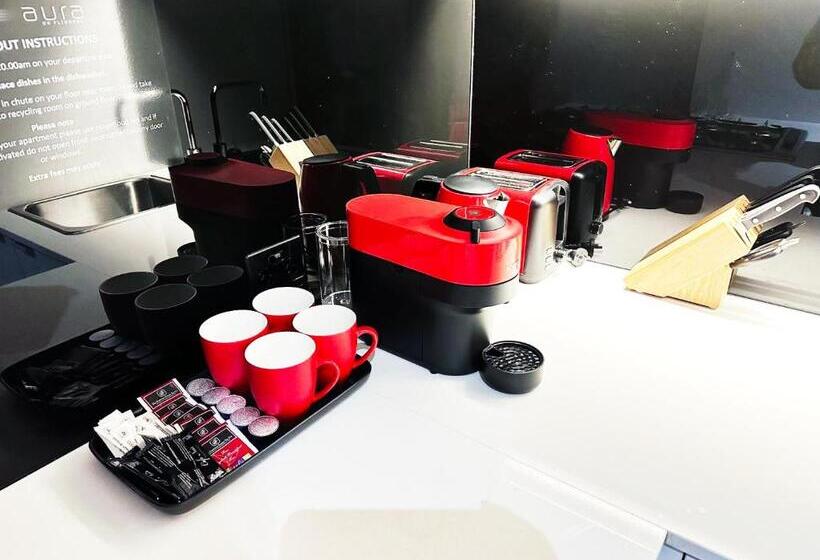 דירת חדר סופריור, Aura On Flinders Serviced Apartments