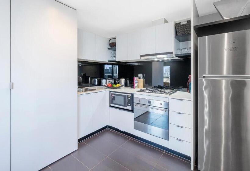 דירת שני חדרים, Aura On Flinders Serviced Apartments