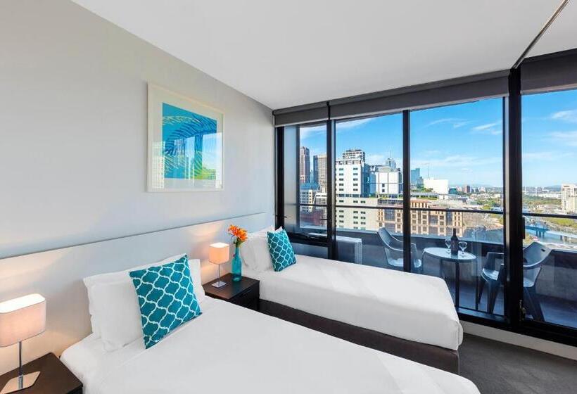 דירת שני חדרים, Aura On Flinders Serviced Apartments