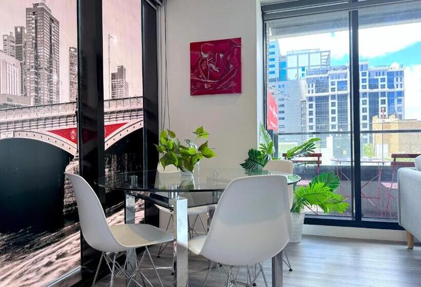 דירת שני חדרים, Aura On Flinders Serviced Apartments