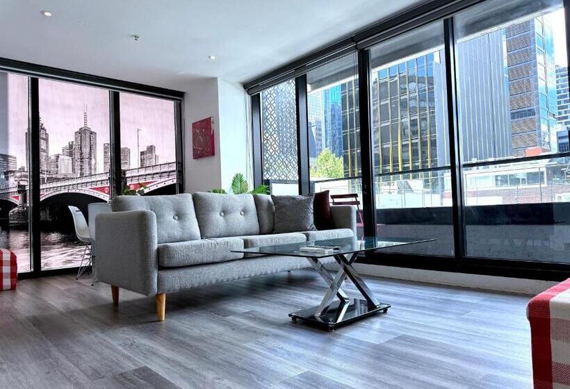 דירת שני חדרים, Aura On Flinders Serviced Apartments