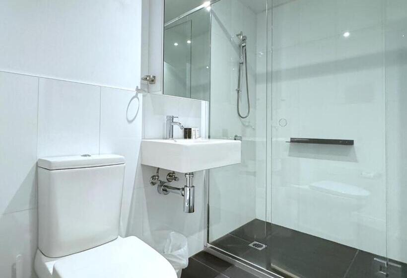 דירת 2 חדרים סופריור, Aura On Flinders Serviced Apartments