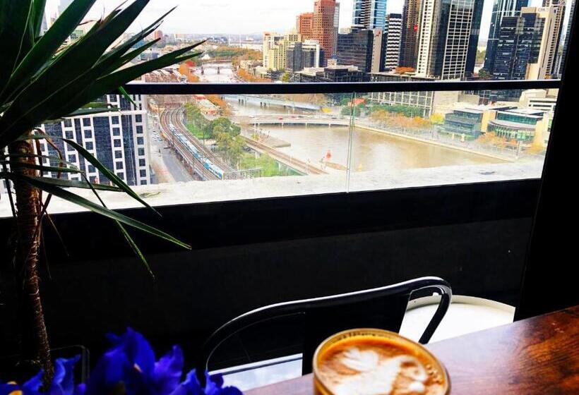 דירת 2 חדרים סופריור, Aura On Flinders Serviced Apartments