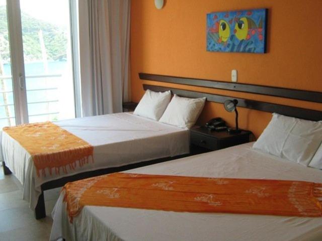 Номер Deluxe Вид на Море с Балконом, Bahia Taganga