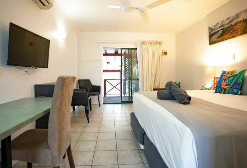 キングサイズベッドのスタンダードルーム, Kimberley Croc Motel