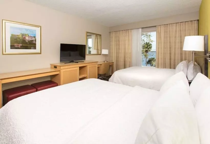 ２ダブルベッドのスタンダードルーム, Hampton Inn Palatka