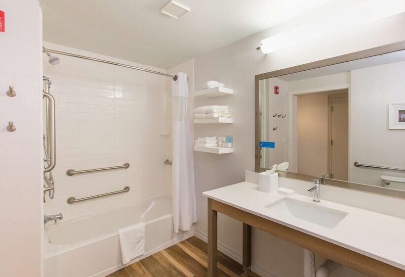 장애인을 위한 더블 침대 스탠다드 룸, Hampton Inn Palatka