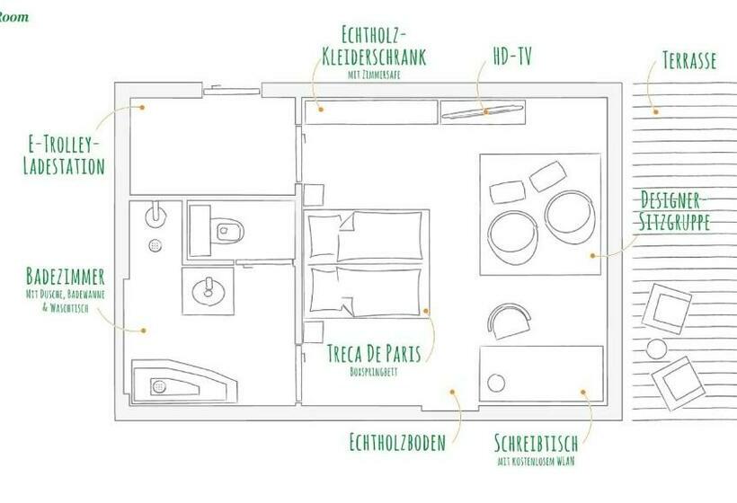 חדר דלוקס, Diamond Country Club