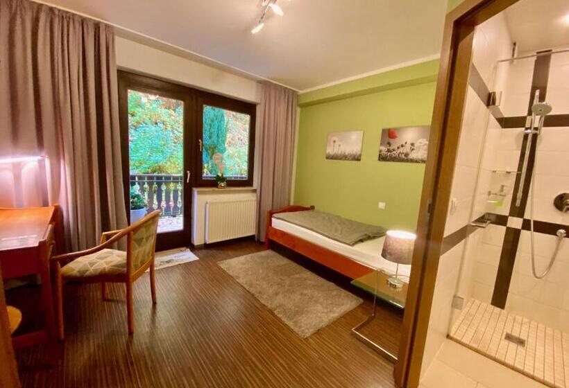 발코니 스탠다드 싱글 룸, Landhotel Fasanenhof