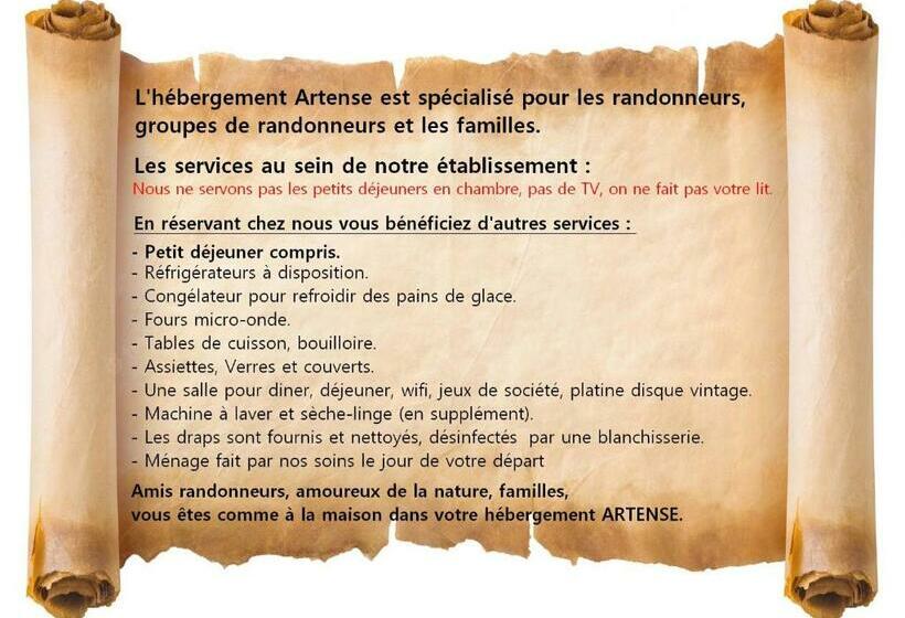 غرفة قياسية رباعية, Hébergement Artense