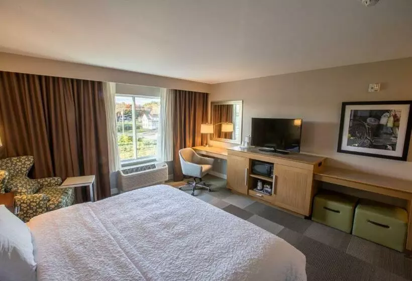 キングサイズベッドのスタンダードルーム, Hampton Inn By Hilton Amesbury