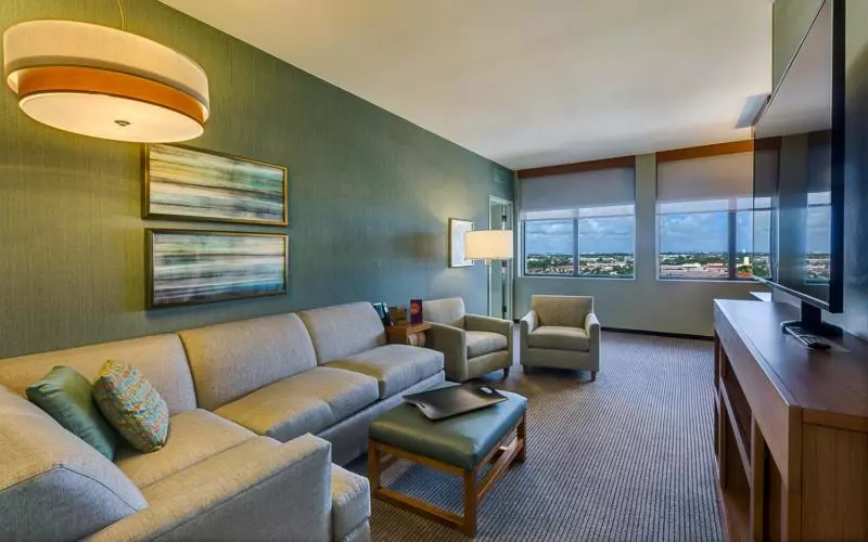 キングサイズベッドのスイートルーム, Hyatt Place Boca Raton
