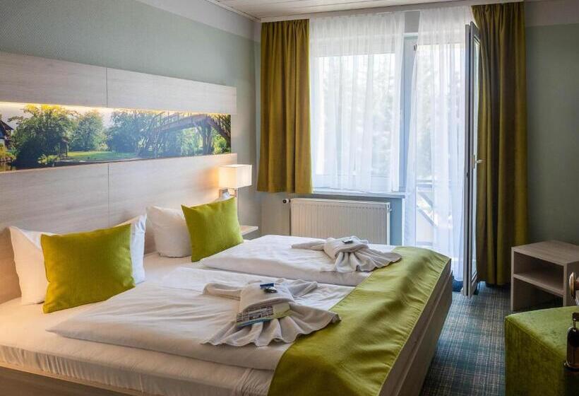 غرفة قياسية مزوَّدة بشُرفة, Ferien Hotel Spree Neisse