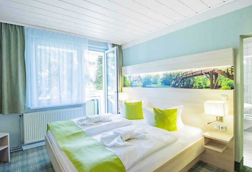 غرفة قياسية مزوَّدة بشُرفة, Ferien Hotel Spree Neisse