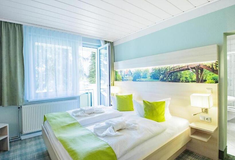 غرفة قياسية مزوَّدة بشُرفة, Ferien Hotel Spree Neisse