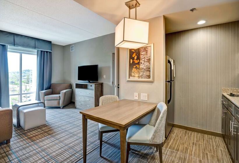 מיטת קינג בסוויטה, Homewood Suites By Hilton Nashville Franklin Cool Springs