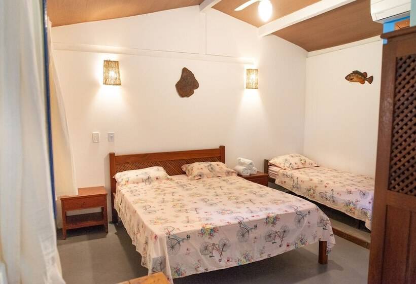 غرفة قياسية رباعية, Pousada Luar Das Aguas