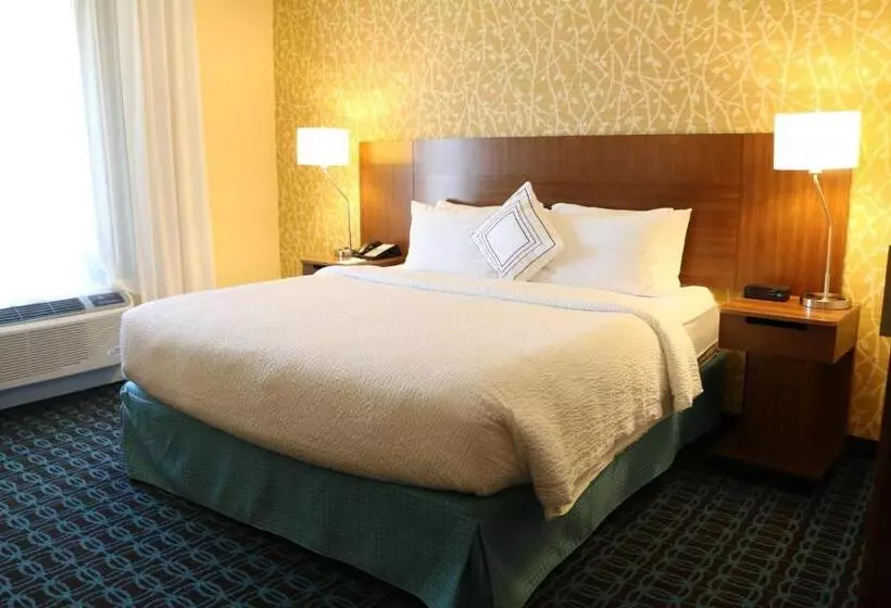キングサイズベッドのスタンダードルーム, Fairfield Inn & Suites By Marriott Dallas Plano North