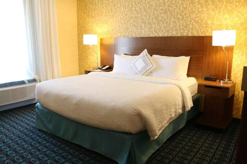 キングサイズベッドのスタンダードルーム, Fairfield Inn & Suites By Marriott Dallas Plano North