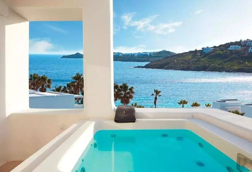 バスタブ付きデラックスルーム, Kove Mykonos   A Myconian Collection