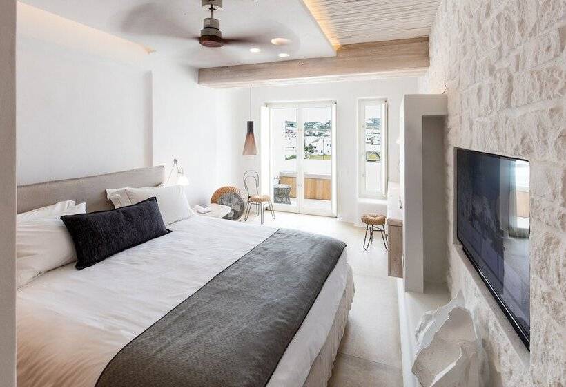 Номер Deluxe с Гидромассажем, Kove Mykonos   A Myconian Collection