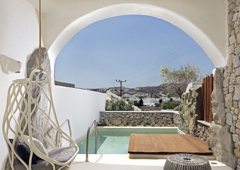 Полулюкс с Бассейном, Kove Mykonos   A Myconian Collection