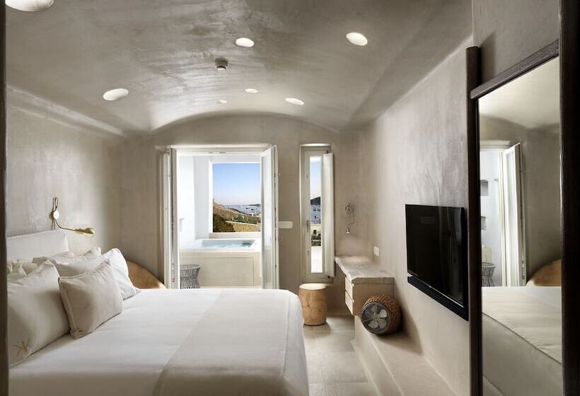 Номер Deluxe с Гидромассажем, Kove Mykonos   A Myconian Collection