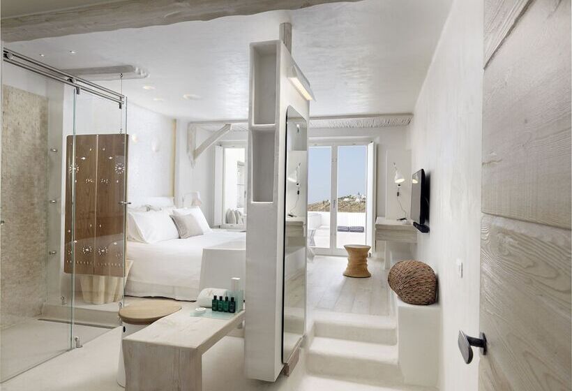 Номер Deluxe с Гидромассажем, Kove Mykonos   A Myconian Collection