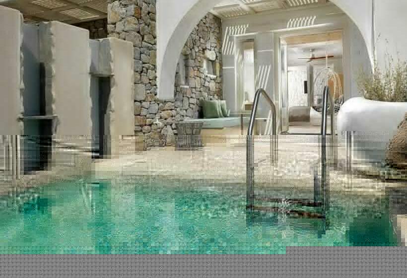 Номер Deluxe с Гидромассажем, Kove Mykonos   A Myconian Collection