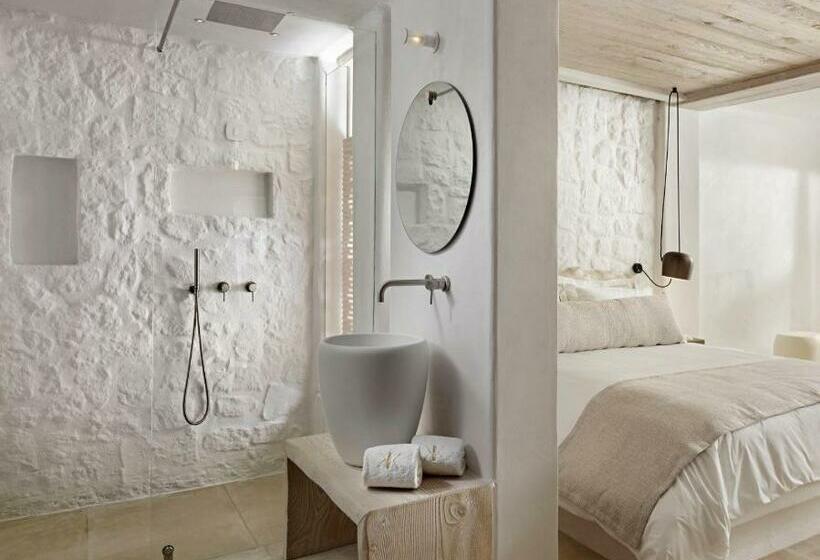 Номер Deluxe Внутренний, Kove Mykonos   A Myconian Collection