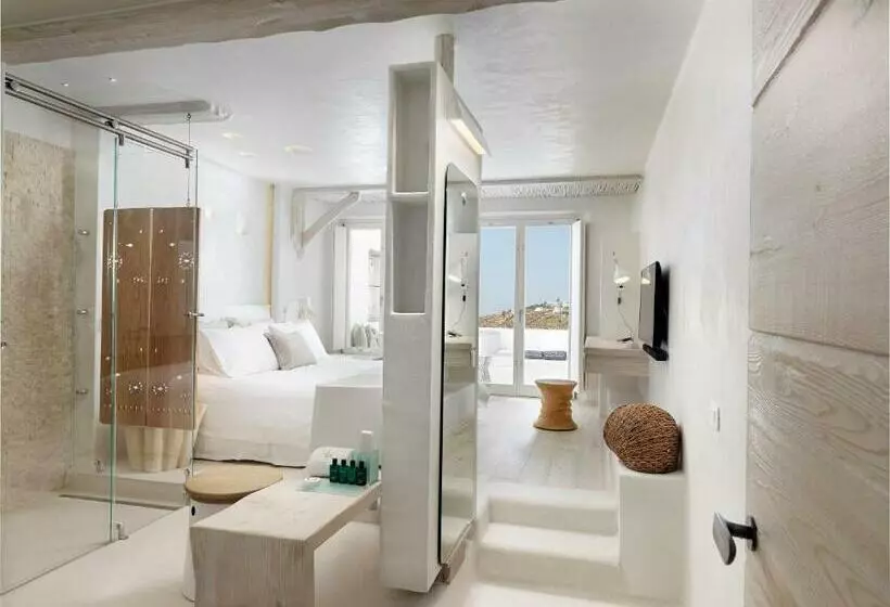 バスタブ付きデラックスルーム, Kove Mykonos   A Myconian Collection