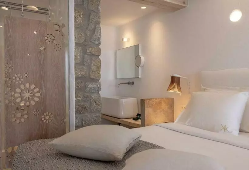 バスタブ付きデラックスルーム, Kove Mykonos   A Myconian Collection