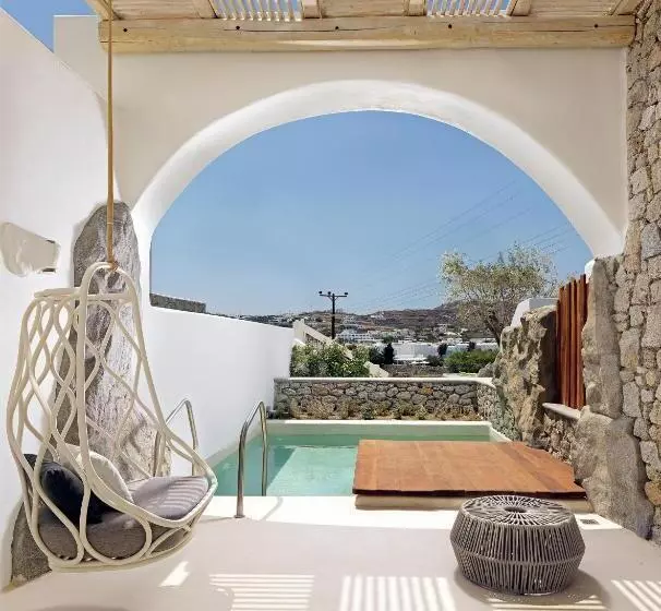 プール付きジュニアスイート, Kove Mykonos   A Myconian Collection