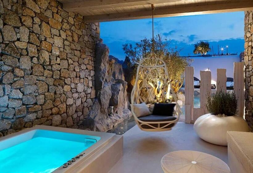 Полулюкс с Бассейном, Kove Mykonos   A Myconian Collection